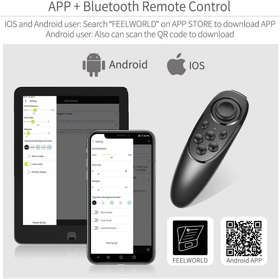 FEELWORLD TP2A 8" Smartphone Tablet Teleprompter