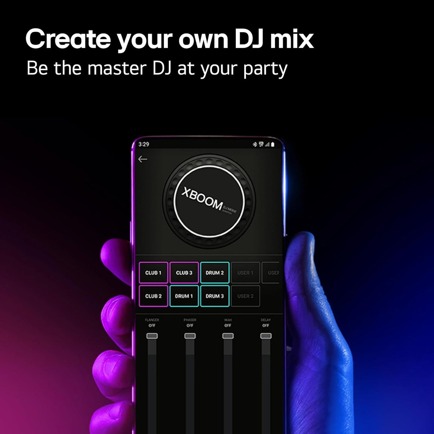 LG XL9T XBOOM Portable Tower Speaker Pixel LED