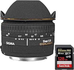 Sigma E10SG15F28EOS 15mm f/2.8 Fisheye Lens Canon EF