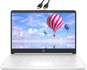 HP 14-dq0000 Laptop Celeron 8GB 128GB SSD MS 365 Bundle — main product image