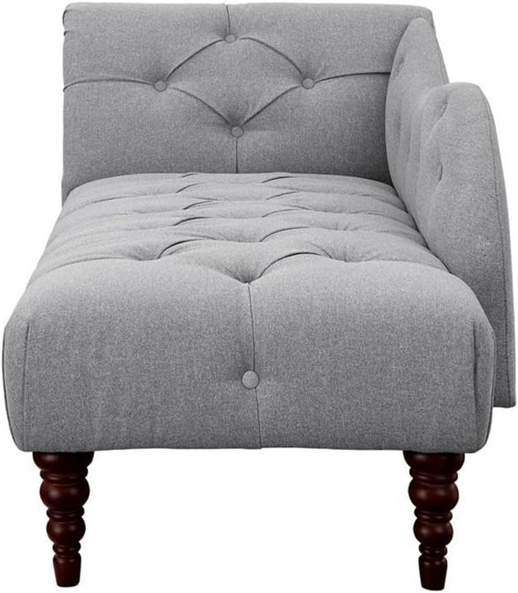 Lexicon Blue Hill Traditional Fabric Chaise - Dove Gray