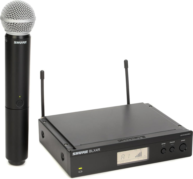 Shure BLX24R/SM58-H9 Wireless Microphone System - UHF, Rack Mount — main product image