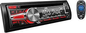 JVC KDR650 CD Receiver with USB/AUX Input — main product image