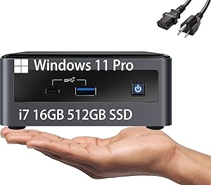 Intel NUC 10 - i7-10710U, 16GB RAM, 512GB SSD Mini PC