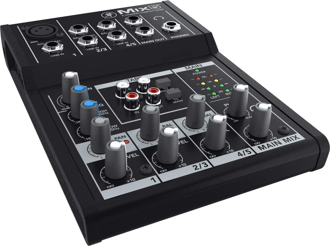 Mackie 2044094-01 MIX5 Recording Mixer 5-Channel