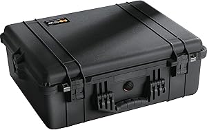 Pelican 1600 Protector Case with Foam - Black — main product image