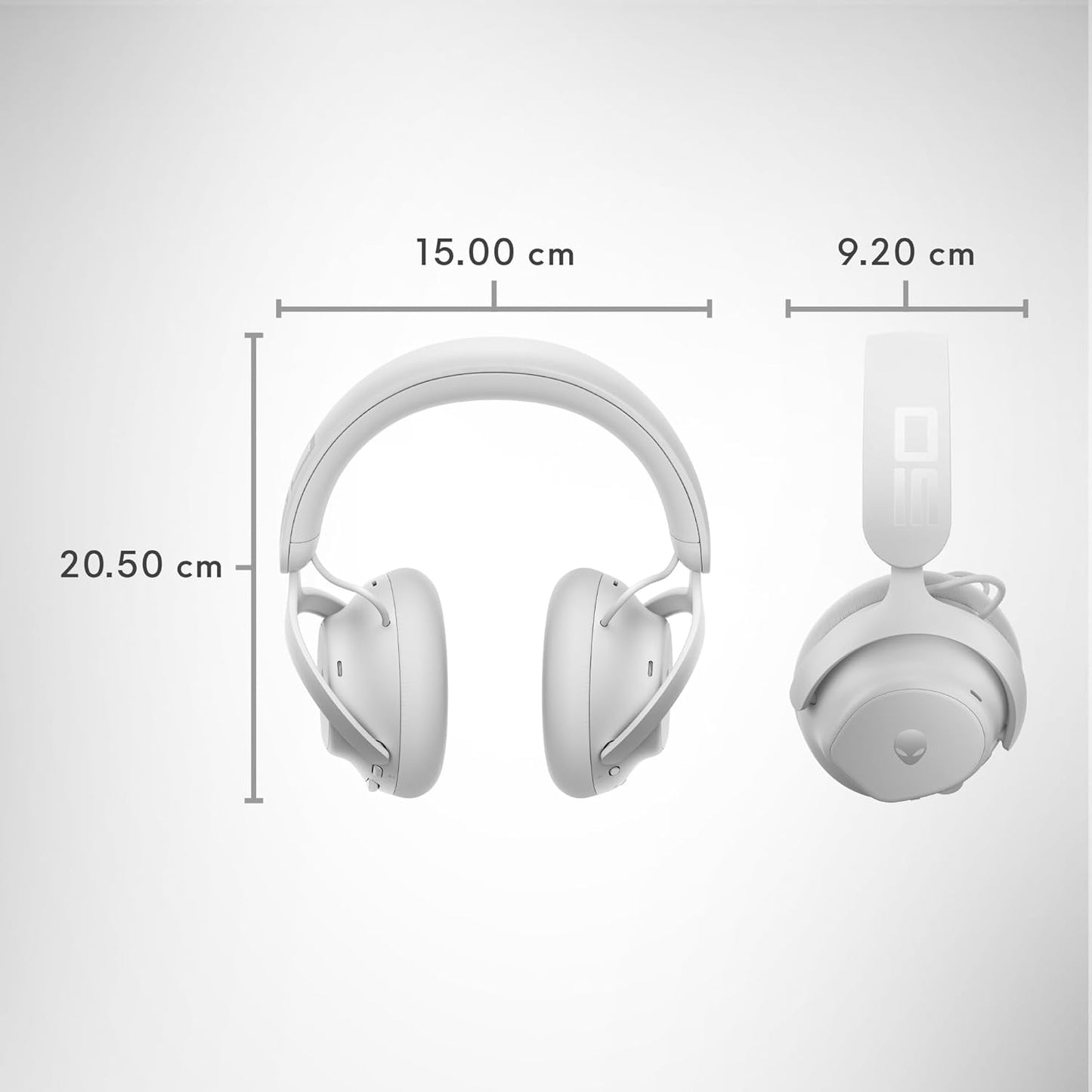 Alienware Pro Wireless Gaming Headset - Lunar Light