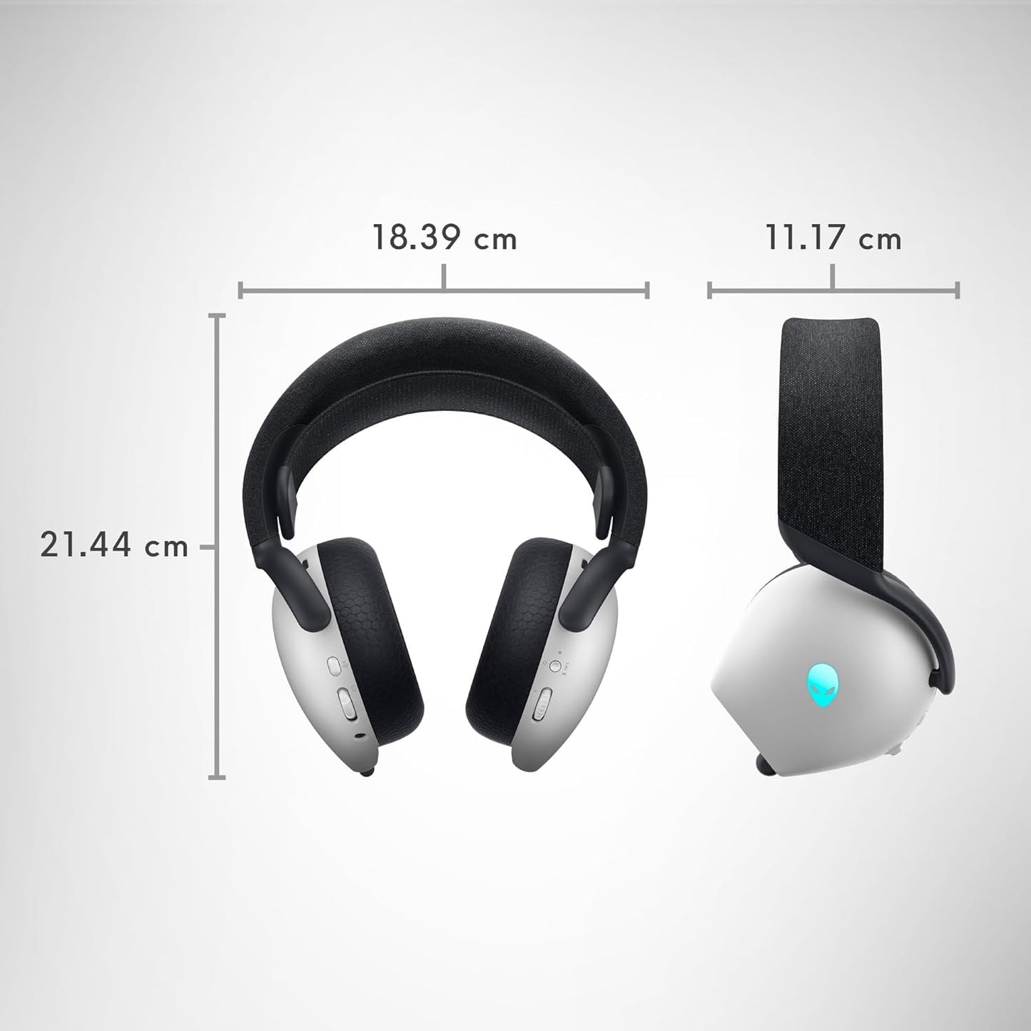 Alienware AW725H Tri-Mode Wireless Gaming Headset - Lunar Light