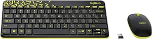 Logitech 920-008202 MK240 NANO Wireless Keyboard Mouse Combo