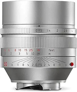 Leica 11667 Noctilux-M 50mm f/0.95 ASPH Lens Silver