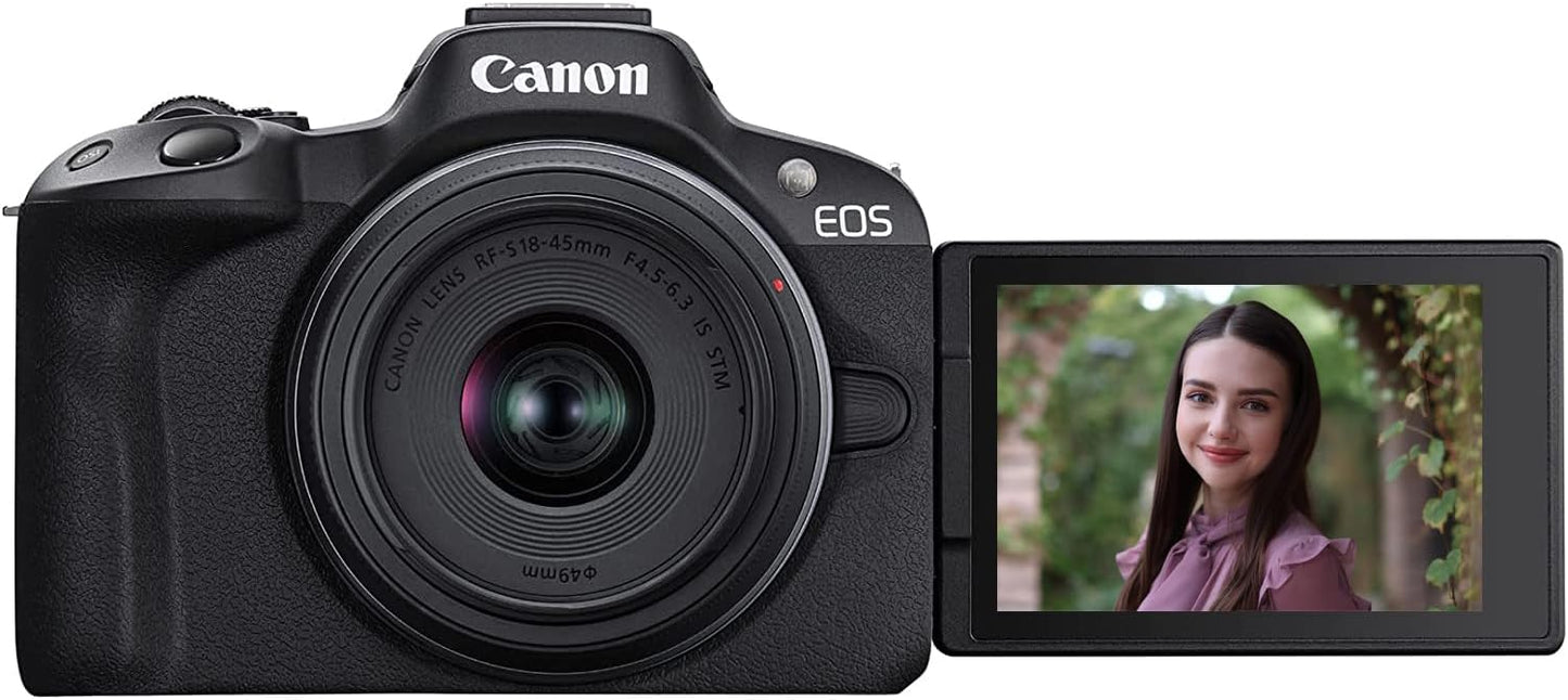 Canon E4CNEOSR501845STM EOS R50 Mirrorless Camera Bundle