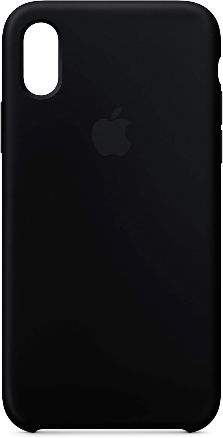 Apple iPhone X Black Silicone Protective Case — main product image