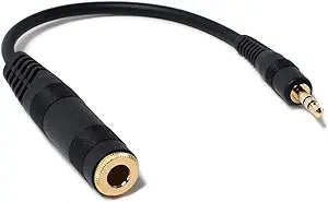Sennheiser ivycay Headphone Adapter Cable 1/4" to 1/8" Gold-Plated