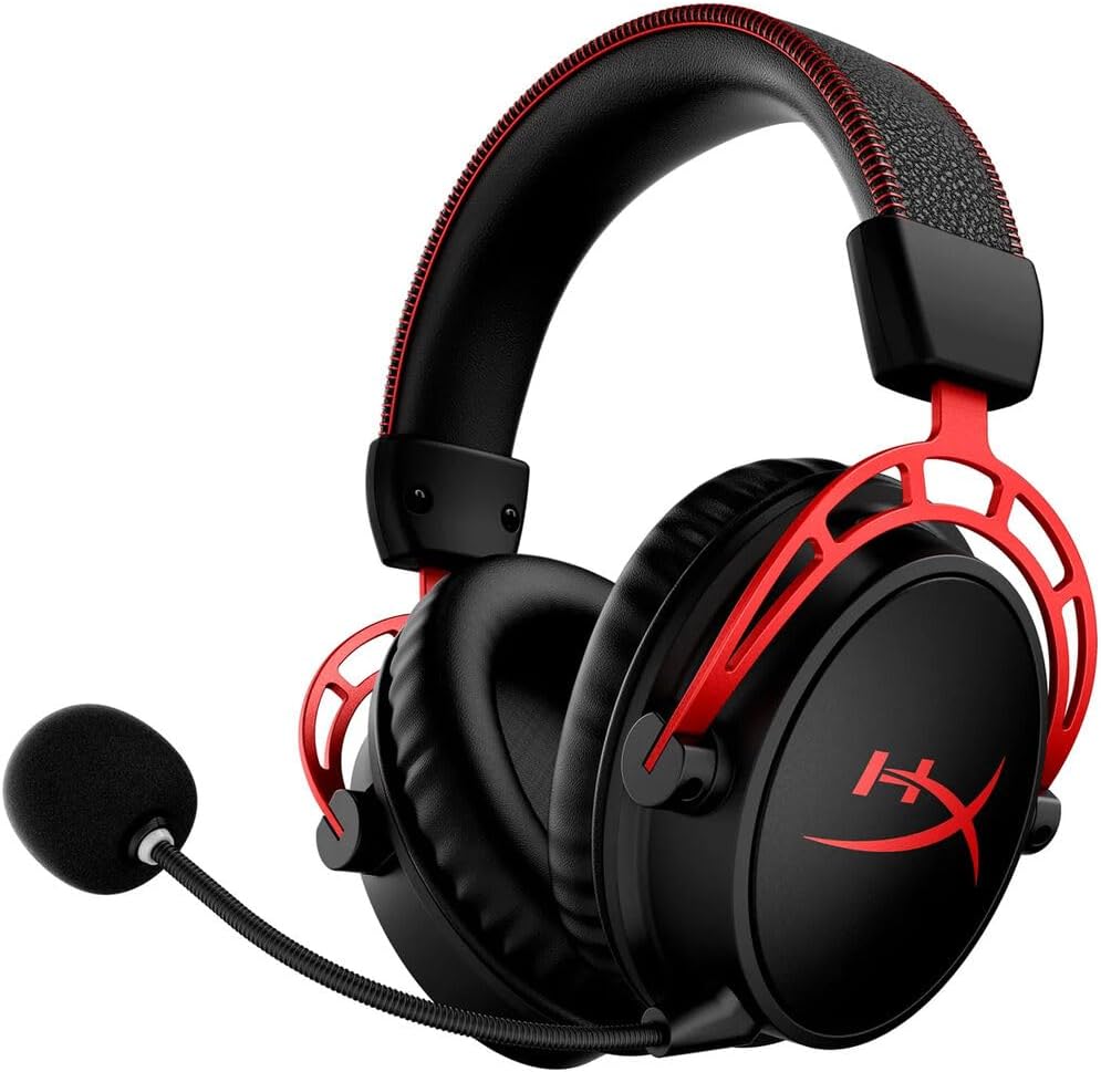 HyperX 4P5D4AA Cloud Alpha Wireless Gaming Headset Bundle Red