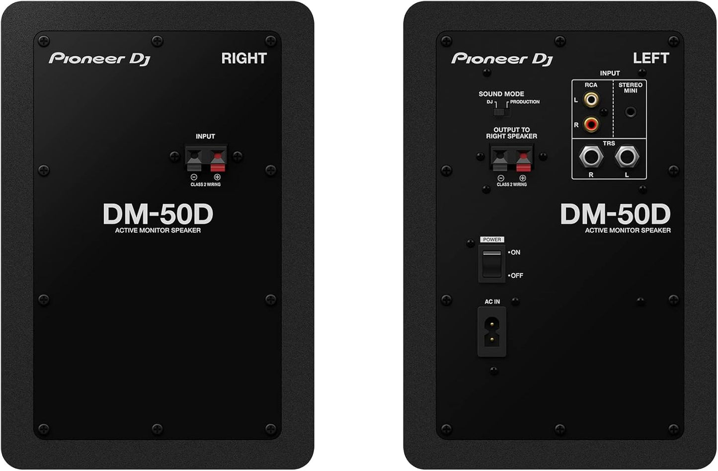 Pioneer DJ DM-50D 5-inch Desktop Monitor Bundle
