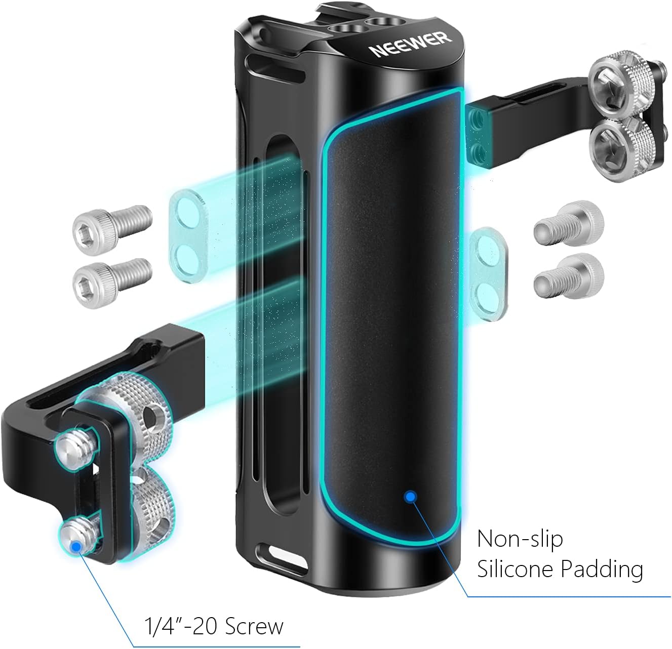 Neewer VS105 Aluminum Side Handle Camera Cage Grip