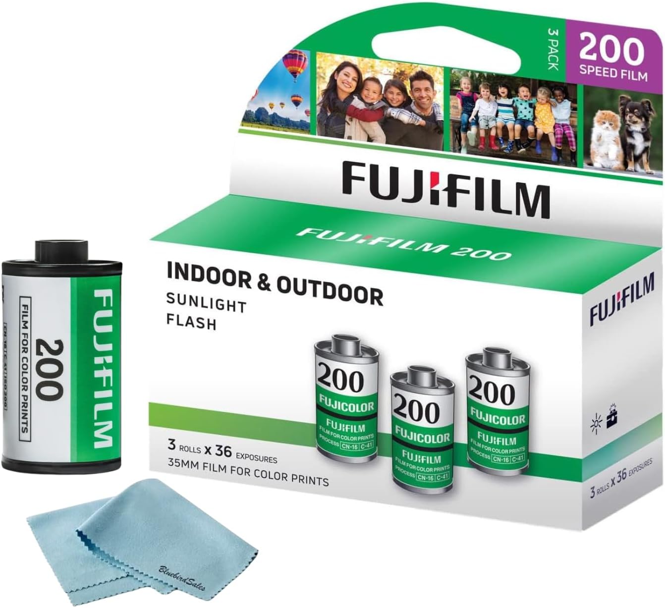 Fujifilm FUJIFILM 200 Color Film 3-Pack