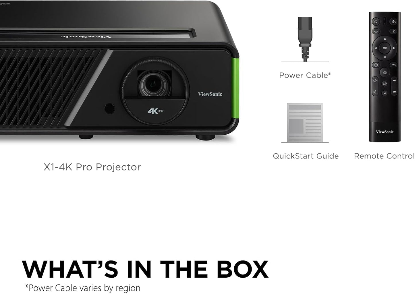 ViewSonic X1-4KPRO 4K UHD LED Google TV Projector