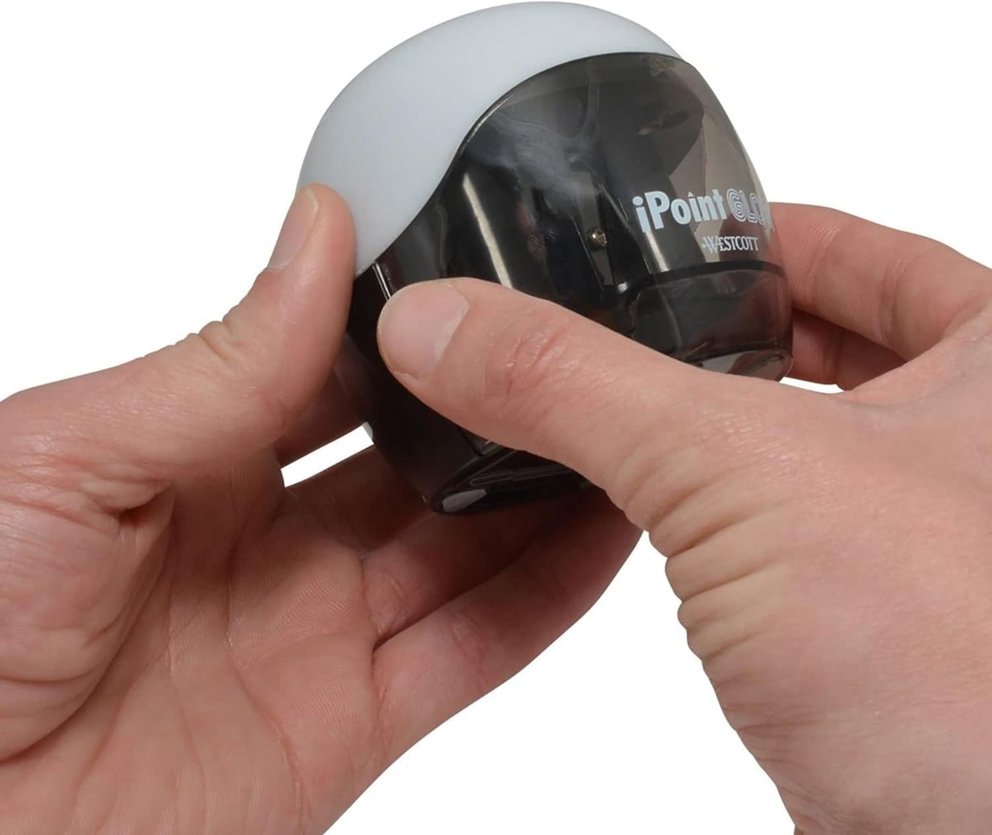 Westcott 15569 iPoint Glow Color Changing Pencil Sharpener