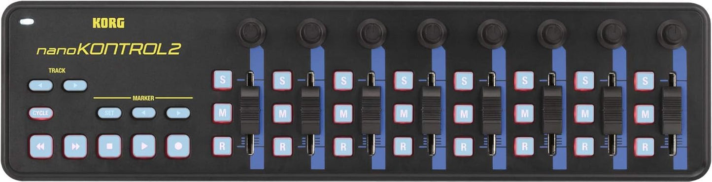 Korg NANOKNTRL2-BLYL Slim-Line USB Controller Blue/Yellow