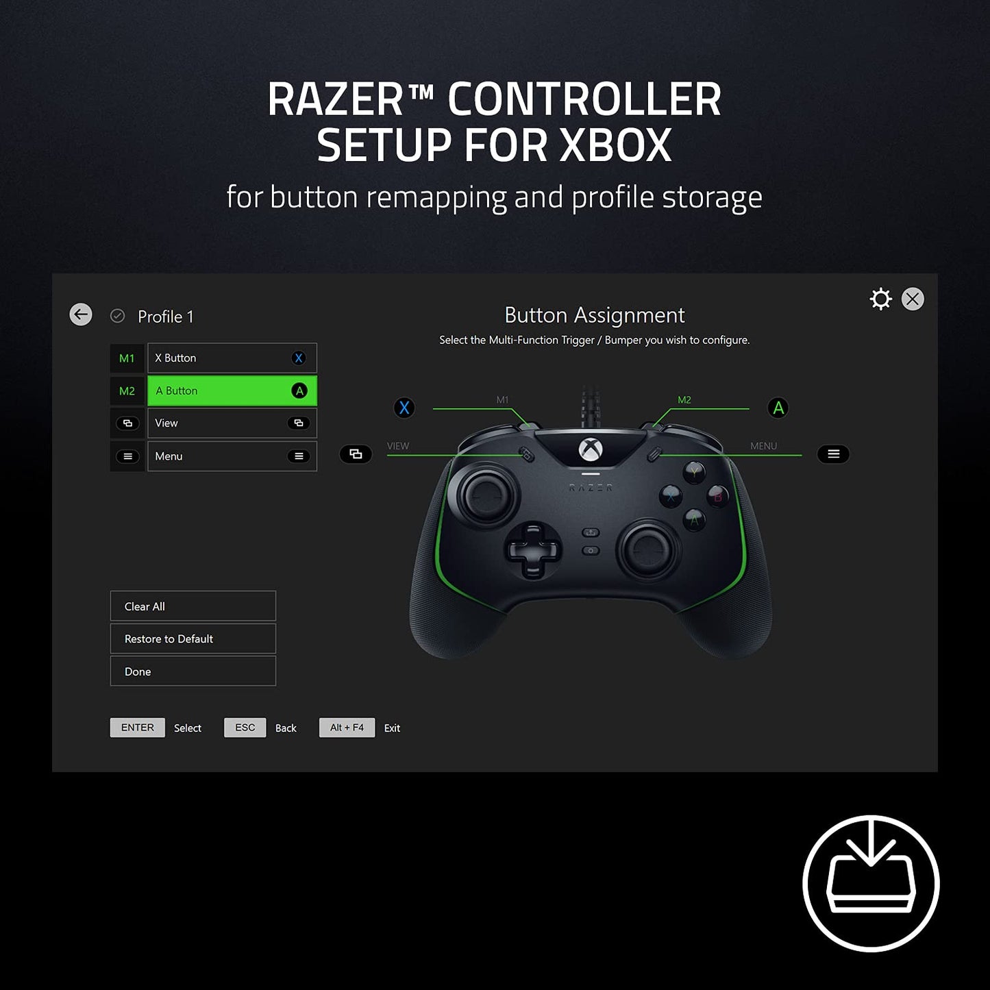 Razer RZ06-03560200-R3U1 Wolverine V2 Wired Gaming Controller