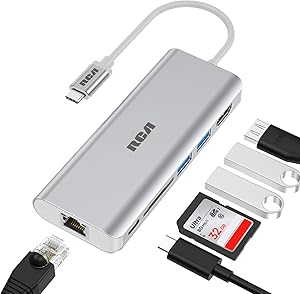 RCA C109 6-in-1 USB-C Hub Adapter — main product image