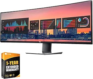Dell CRTE9DELU4919DWOB 49-Inch Curved Monitor (Renewed)