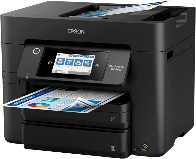 Epson Workforce Pro WF-4833 Wireless All-in-One Printer — main product image