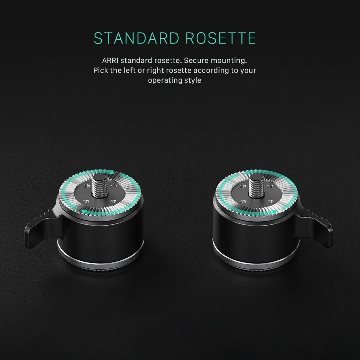 Tilta TA-ARA-P-B Quick Adjust Rosette Adapter Pair - Black