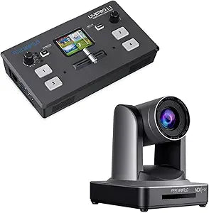 FEELWORLD L1 Video Switcher NDI20X PTZ Camera Kit