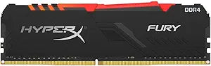 HyperX HX436C17FB3A/8 Fury 8GB 3600MHz DDR4 RGB RAM — main product image