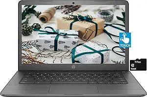 HP Chromebook 14 Inch Touchscreen Celeron 4GB 32GB eMMC Renewed