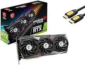 MSI RTX 3060 Gaming X Trio LHR Overclocked Graphics Card — main product image