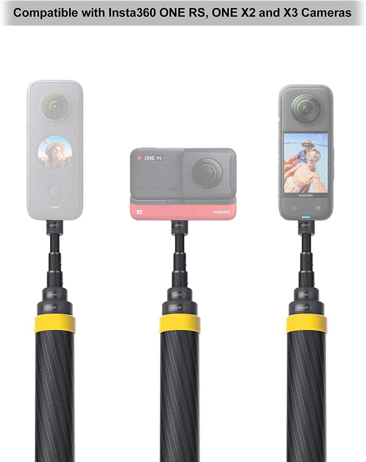 Insta360 DINEESS/B-ALT2 3m Extended Selfie Stick