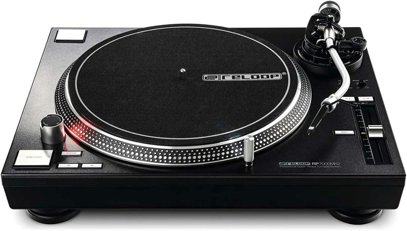 Reloop RP-7000 MK2 Turntable Pair Dust Cover Bundle