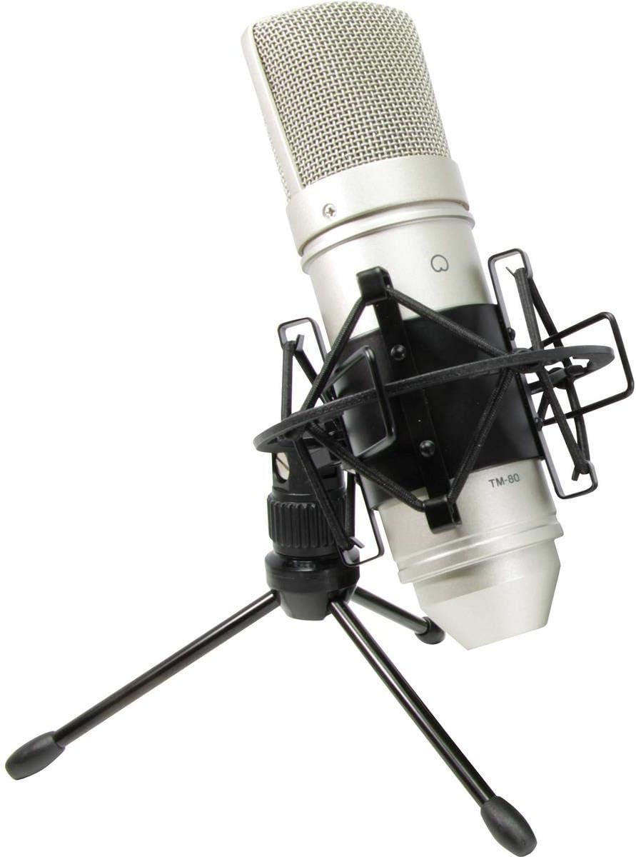 Tascam TM-80 Condenser Microphone - Silver Diaphragm