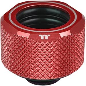 Thermaltake Pacific C-PRO 16mm PETG Tube Fitting - Red