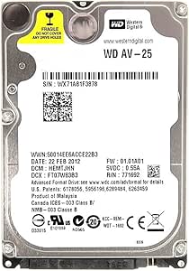 Western Digital WD3200BUCT AV-25 320GB 2.5" SATA HDD