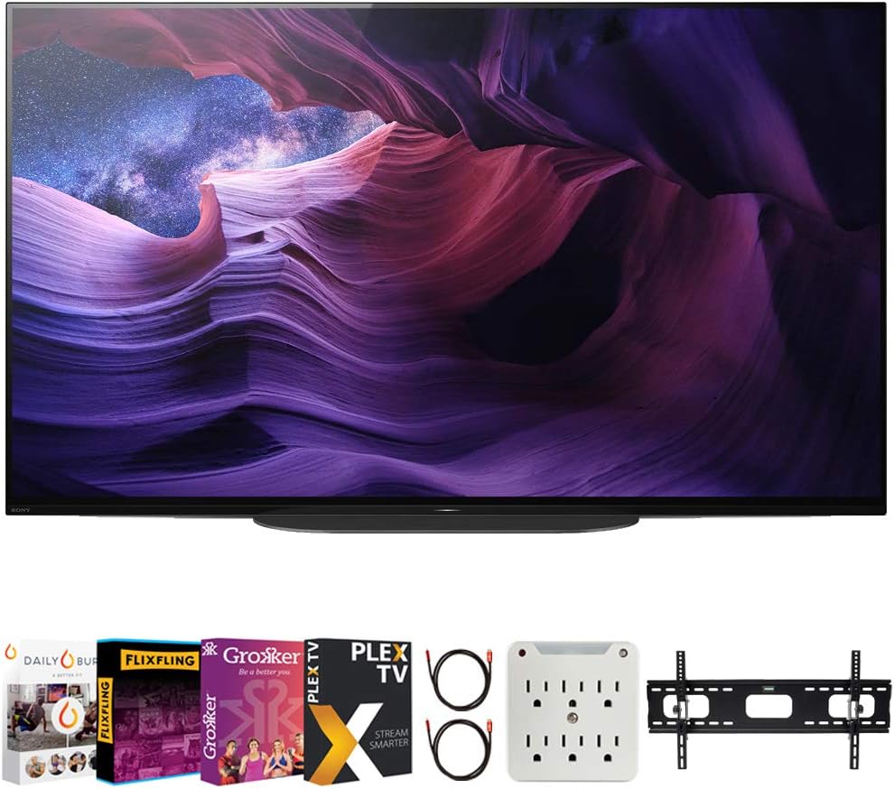 Sony E6SNXBR48A9S 48" OLED Smart TV Bundle