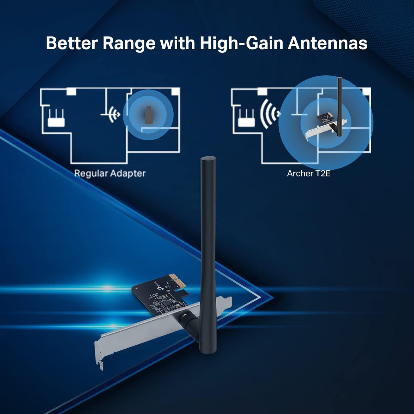 TP-Link Archer T2E AC600 WiFi PCIe Adapter