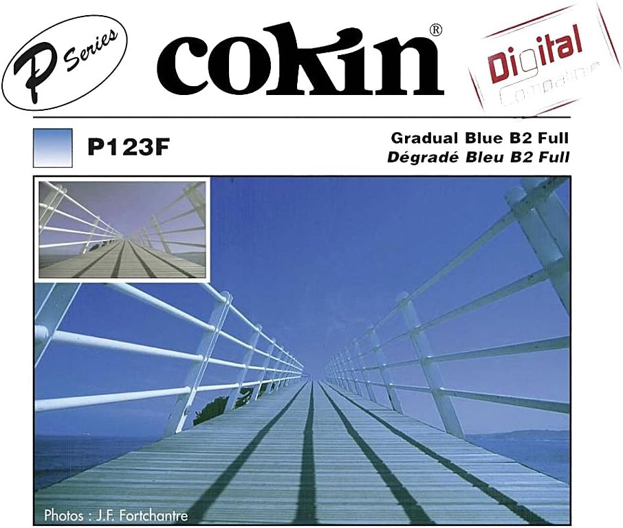 Cokin P123F Graduated Blue B2 Filter M (P) Series