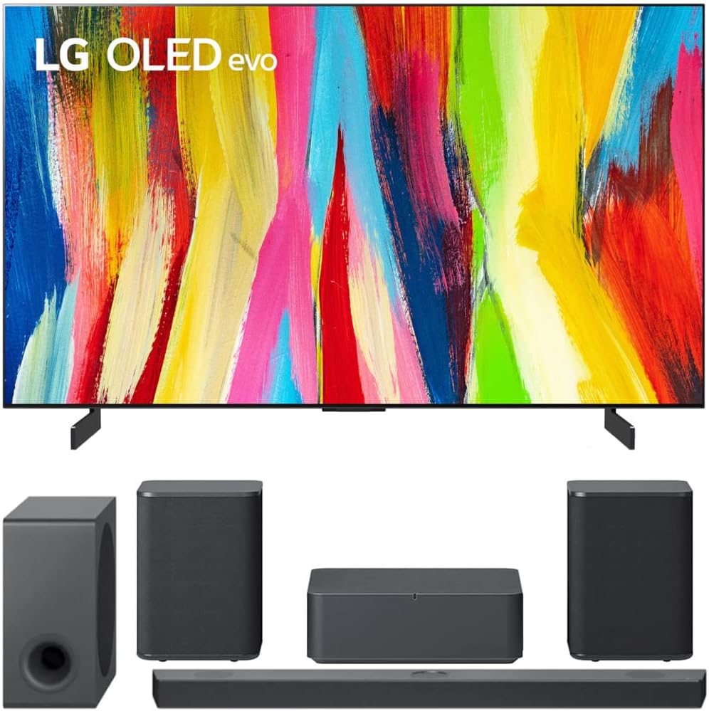 LG E91LGOLED42C2PUA 42" 4K OLED TV Soundbar Bundle