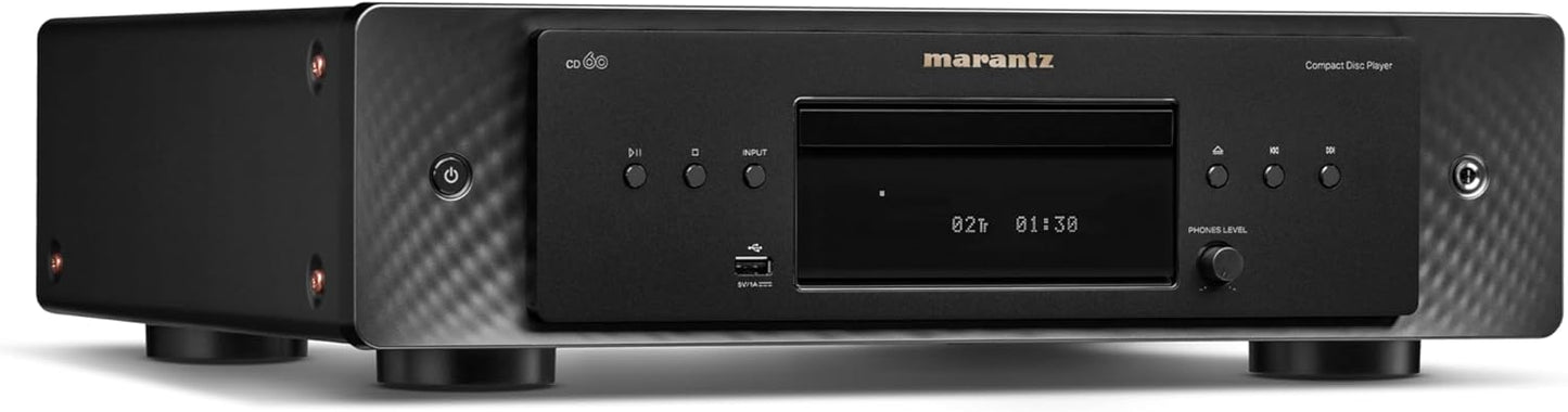 Marantz CD60/U1B Single Disc CD Player USB Black