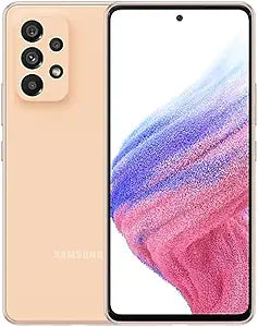 Samsung SM-A536EZOGMEA Galaxy A53 5G 128GB Unlocked (Peach)