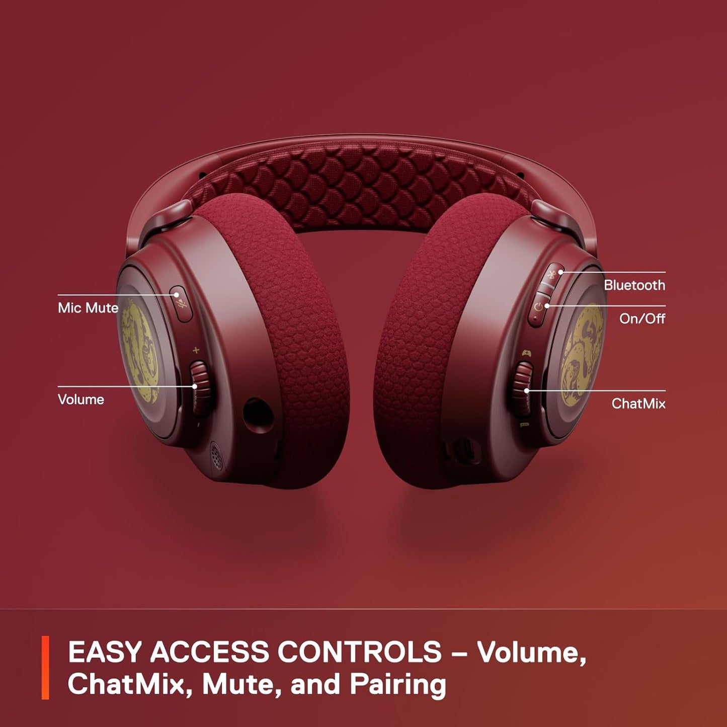 SteelSeries 61557 Arctis Nova 7 Dragon Edition Gaming Headset