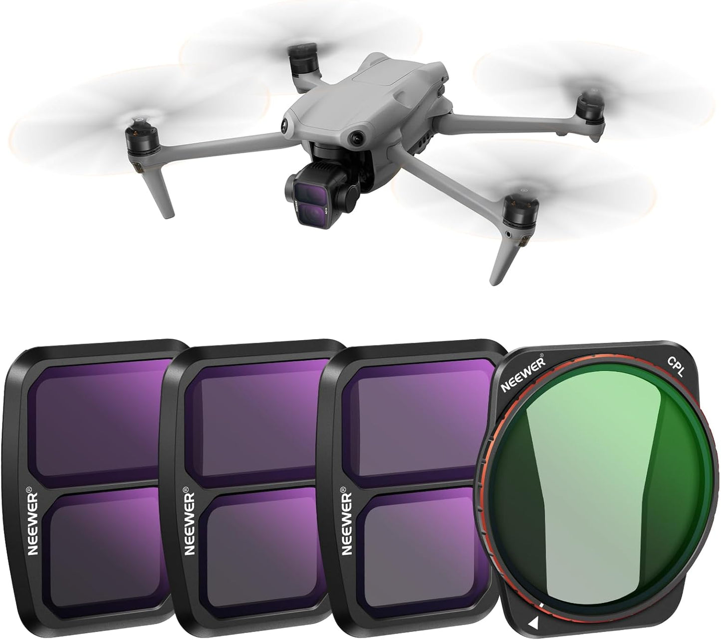Neewer 10102900 ND & CPL Filter Set for DJI Air 3