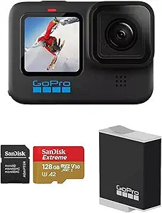 GoPro HERO10 Black Action Camera Bundle 128GB