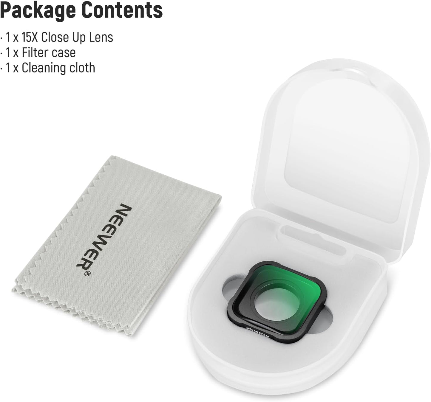 Neewer 10102499 15X Macro Lens GoPro Hero