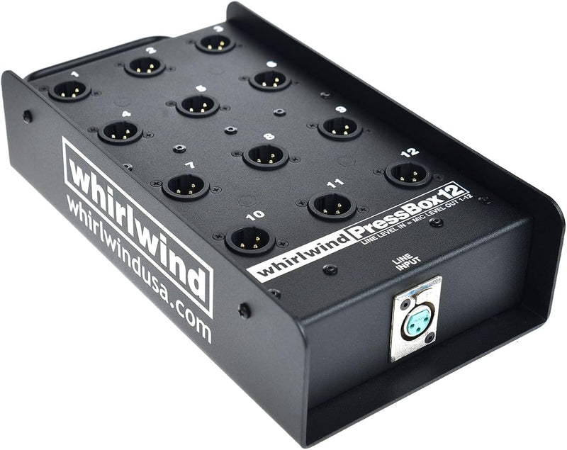 Whirlwind PB12 Pressbox Microphone Output Expander — main product image