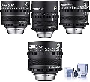 Rokinon Xeen CF 4 Lens Bundle Cine Lens Kit EF Mount
